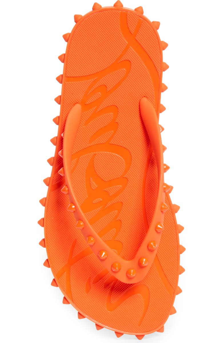 Christian Louboutin Super Loubi Flip Flop, Alternate, color, Caruzo