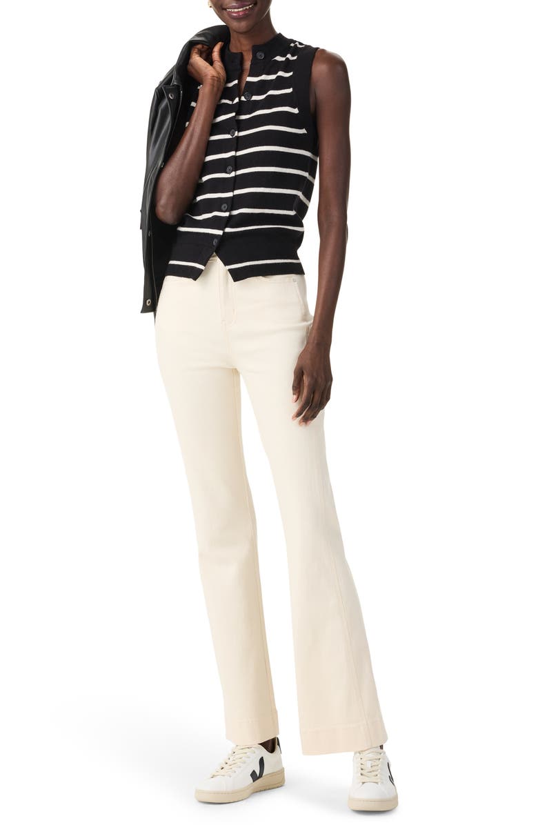 NIC+ZOE Stripe Essential Sweater Vest, Alternate, color, Black Multi