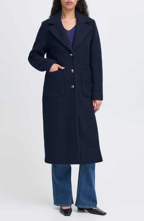 Wool Blend Trench Coat
