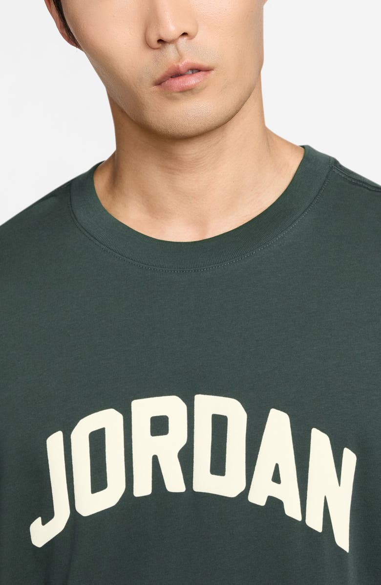 Jordan Flight Essentials Boxy Fit Graphic T-Shirt, Alternate, color, Midnight Green/ Sail