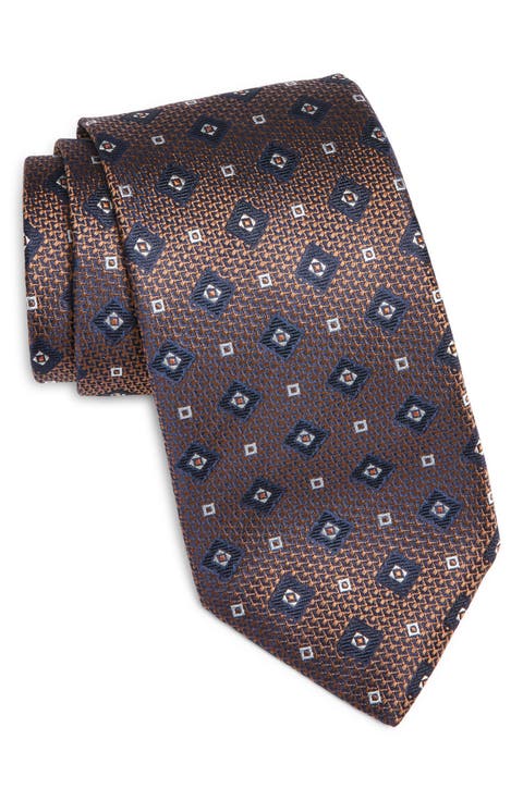 Medallion Silk Tie
