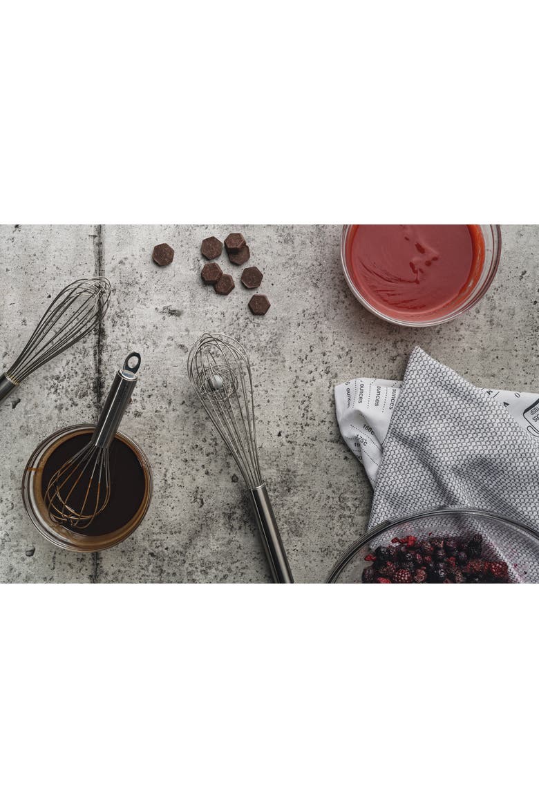 8 Inch Stainless Steel Balloon Whisk Ball Solid Handle, Alternate, color, Silver
