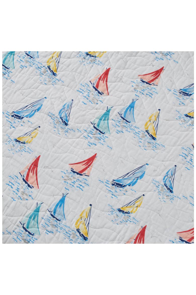 Ahoy Twin Quilt & Sham Set, Alternate, color, BRIGHT BLUE