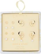 Leith 6-Pair Cubic Zirconia Earrings Set