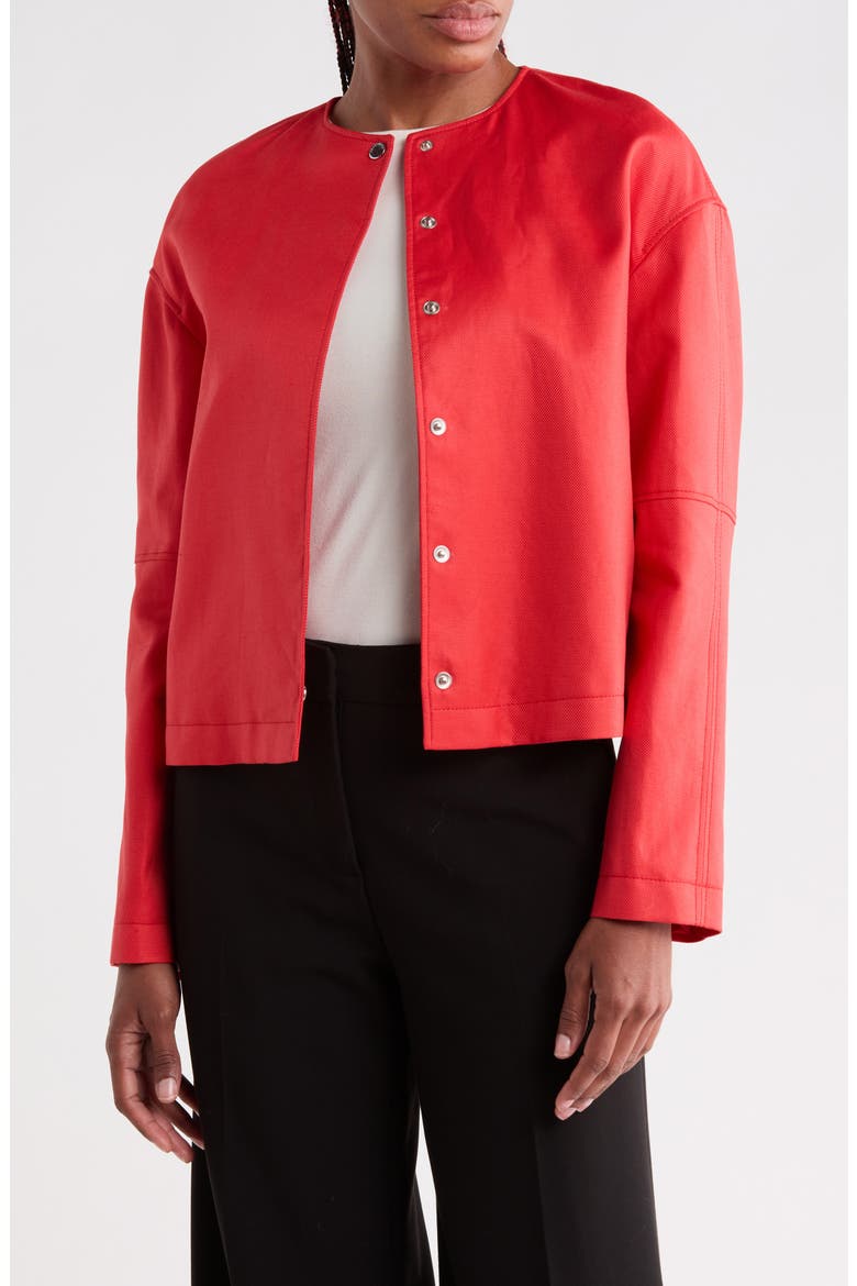 Cotton & Linen Jacket, Main, color, LOVE