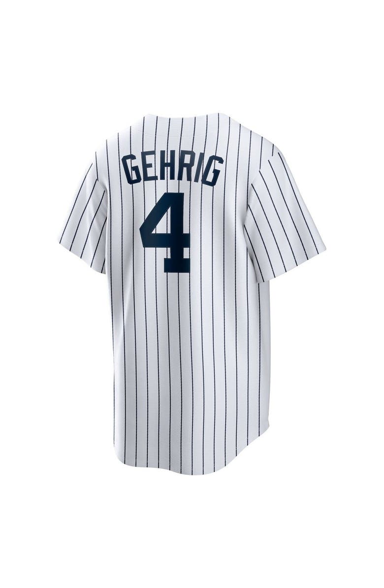 Nike Men's Nike Lou Gehrig White New York Yankees Home Cooperstown Collection Player Jersey, Alternate, color, White
