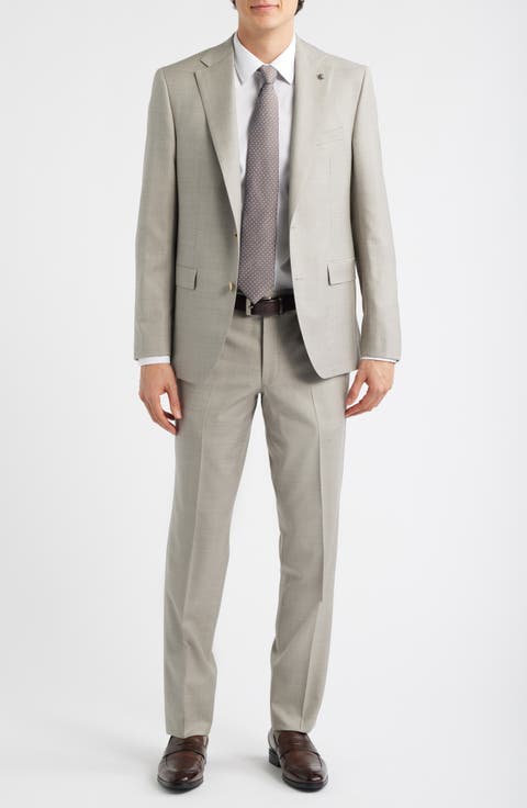 Esprit Tan Mélange Wool Suit (Regular, Short & Long)