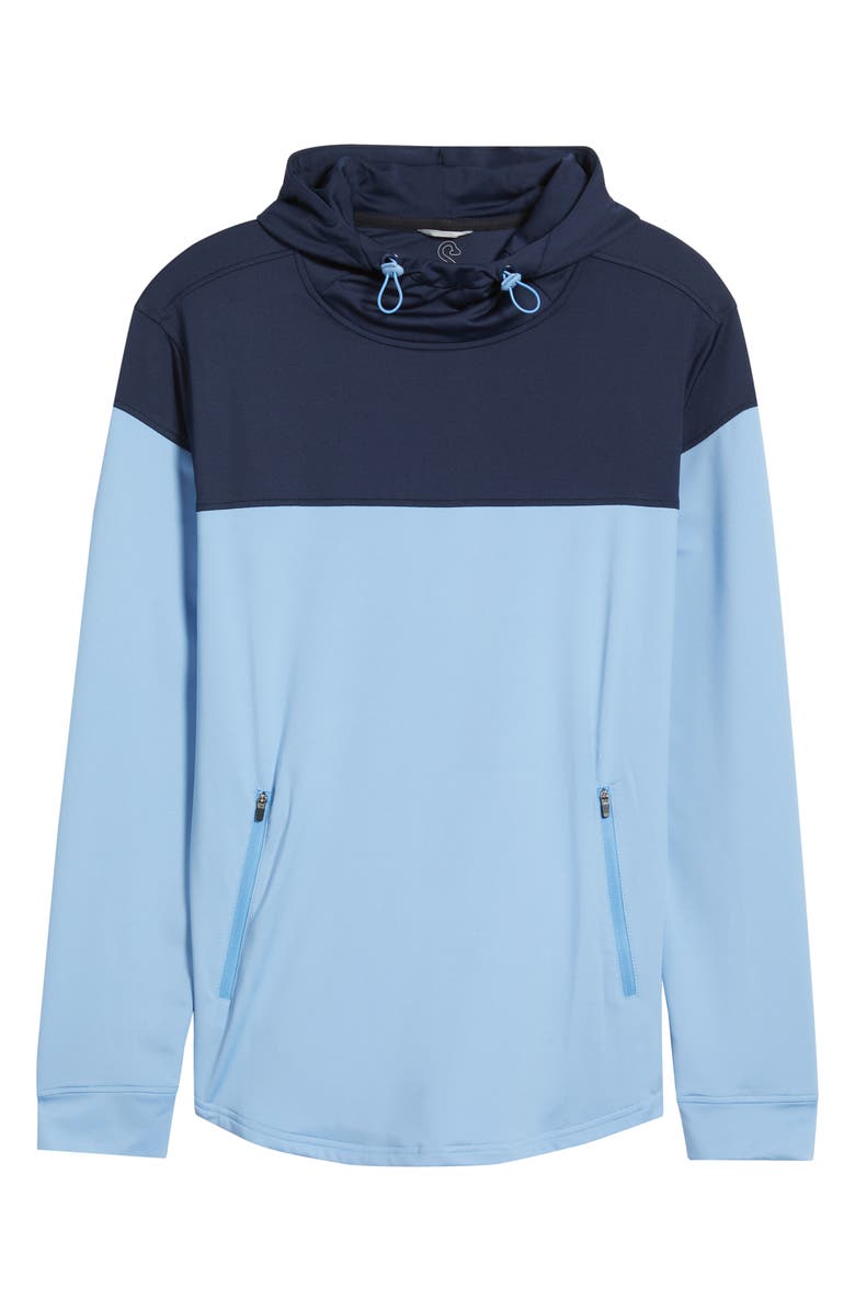 Swannies Yorobe Colorblock Golf Hoodie, Alternate, color, Periwinkle