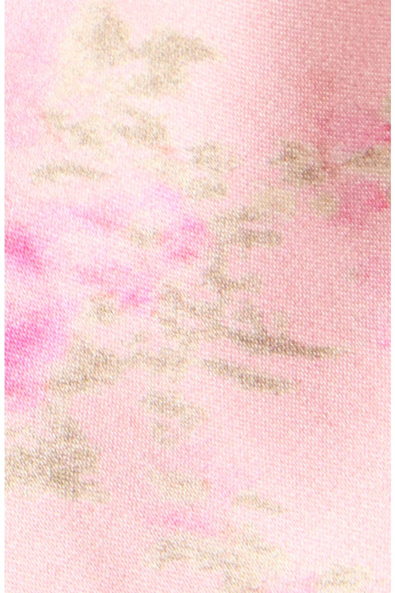 Amara Lace Trim Silk Blend Top, Alternate, color, SPICED CAMELLIA