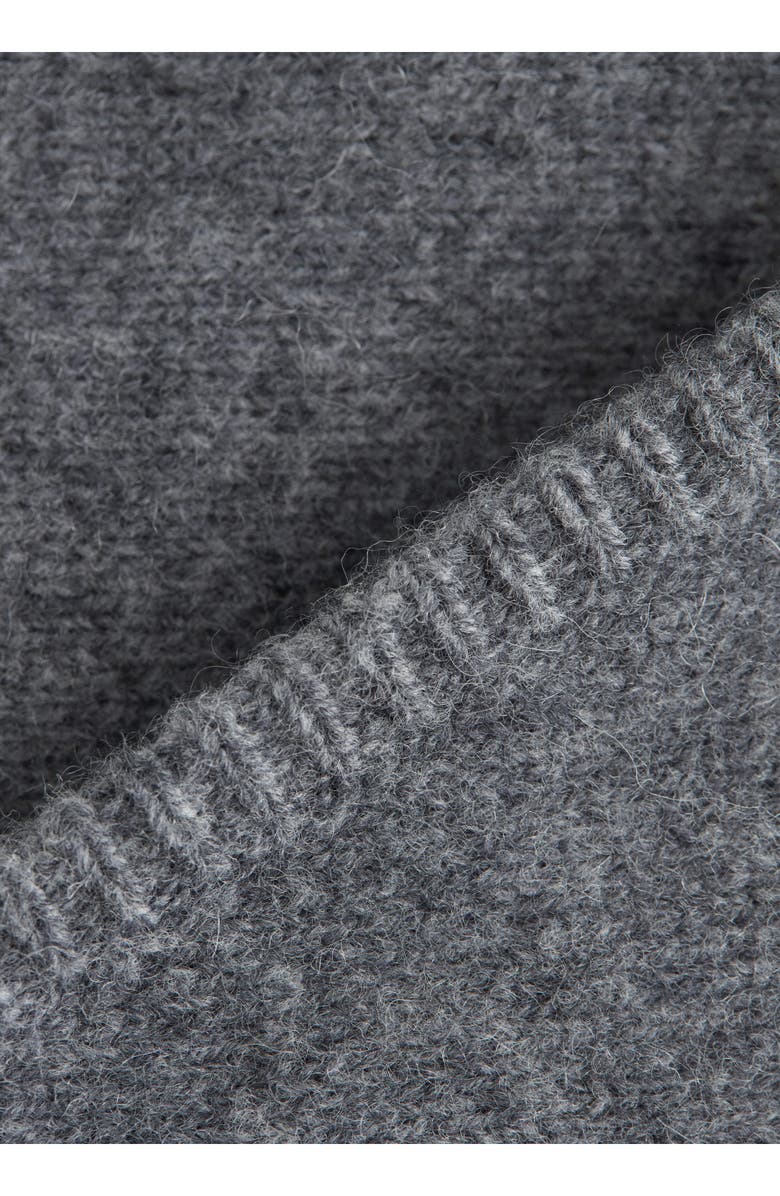 & Other Stories Triangle Wool Scarf, Alternate, color, Grey Medium Dusty