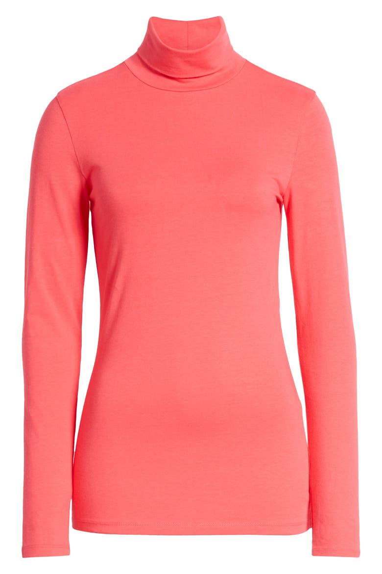 Turtleneck, Alternate, color, PINK POLISH