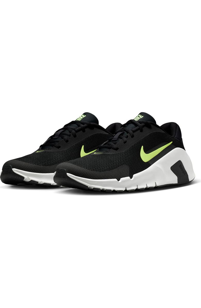 Nike Flex Train Athletic Training Shoe, Main, color, Black/ Volt