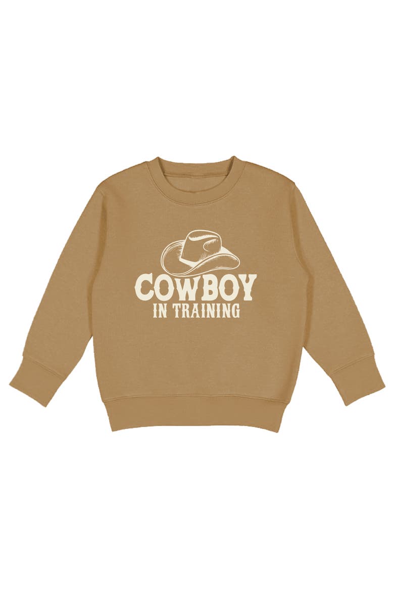 Cowboy In Training Western Sweatshirt, Main, color, Mocha