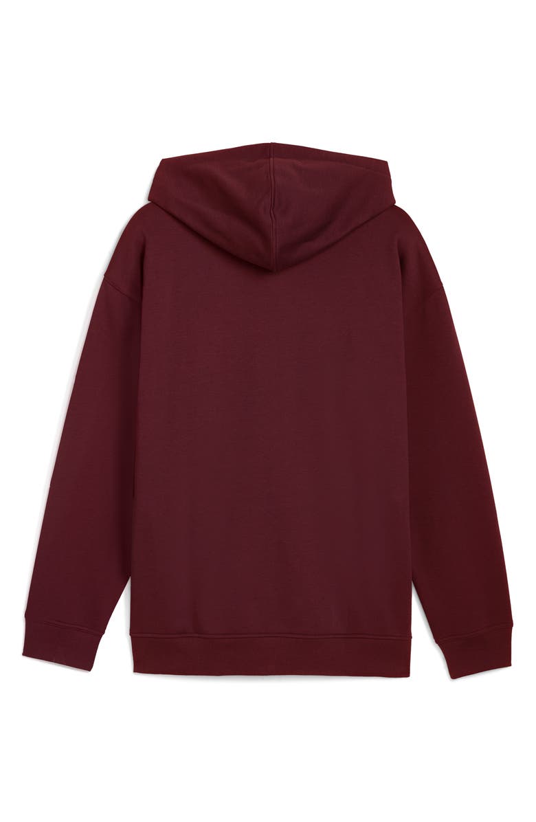 PUMA x BMW M Motorsport Graphic Zip-Up Hoodie, Alternate, color, Ruby Shimmer