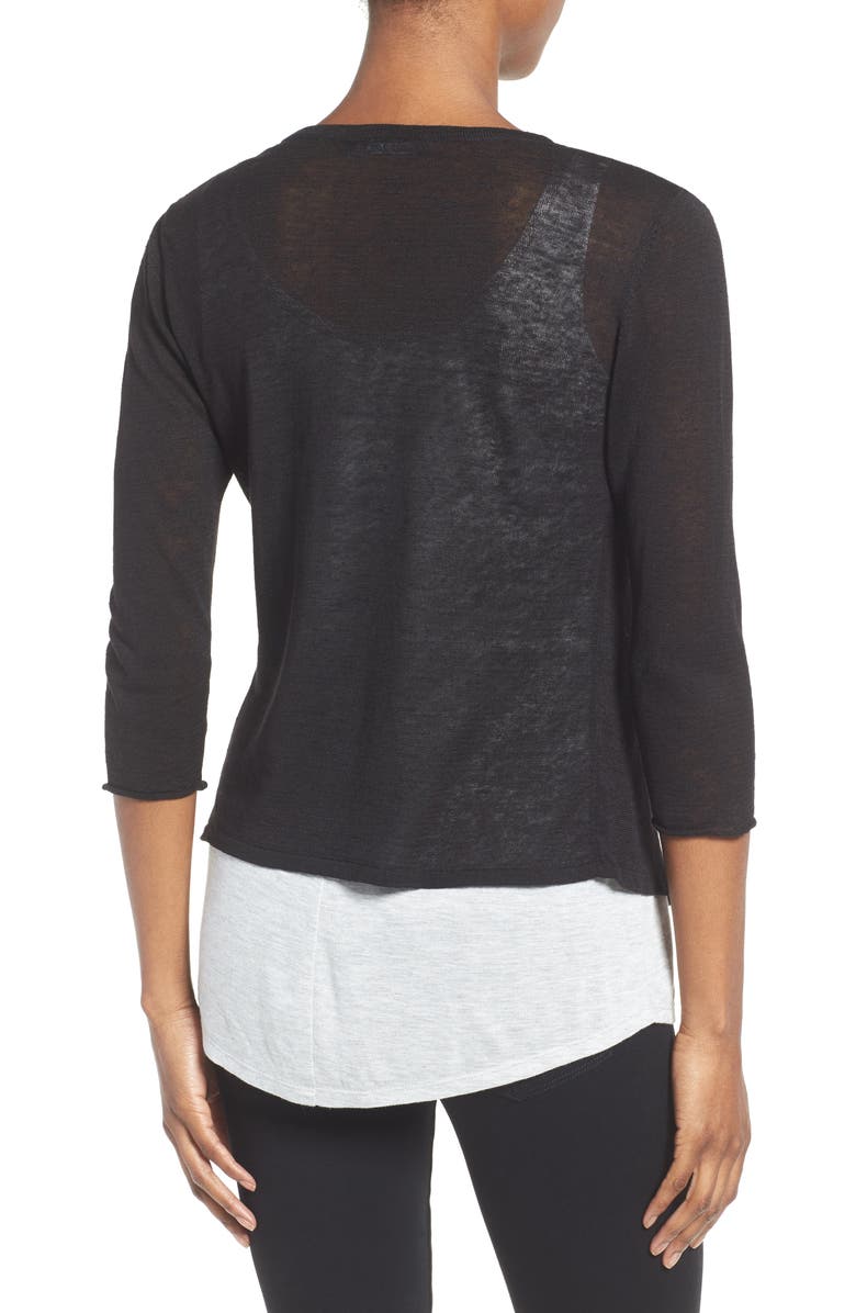 NIC+ZOE Open Blazer Cardigan, Alternate, color, 