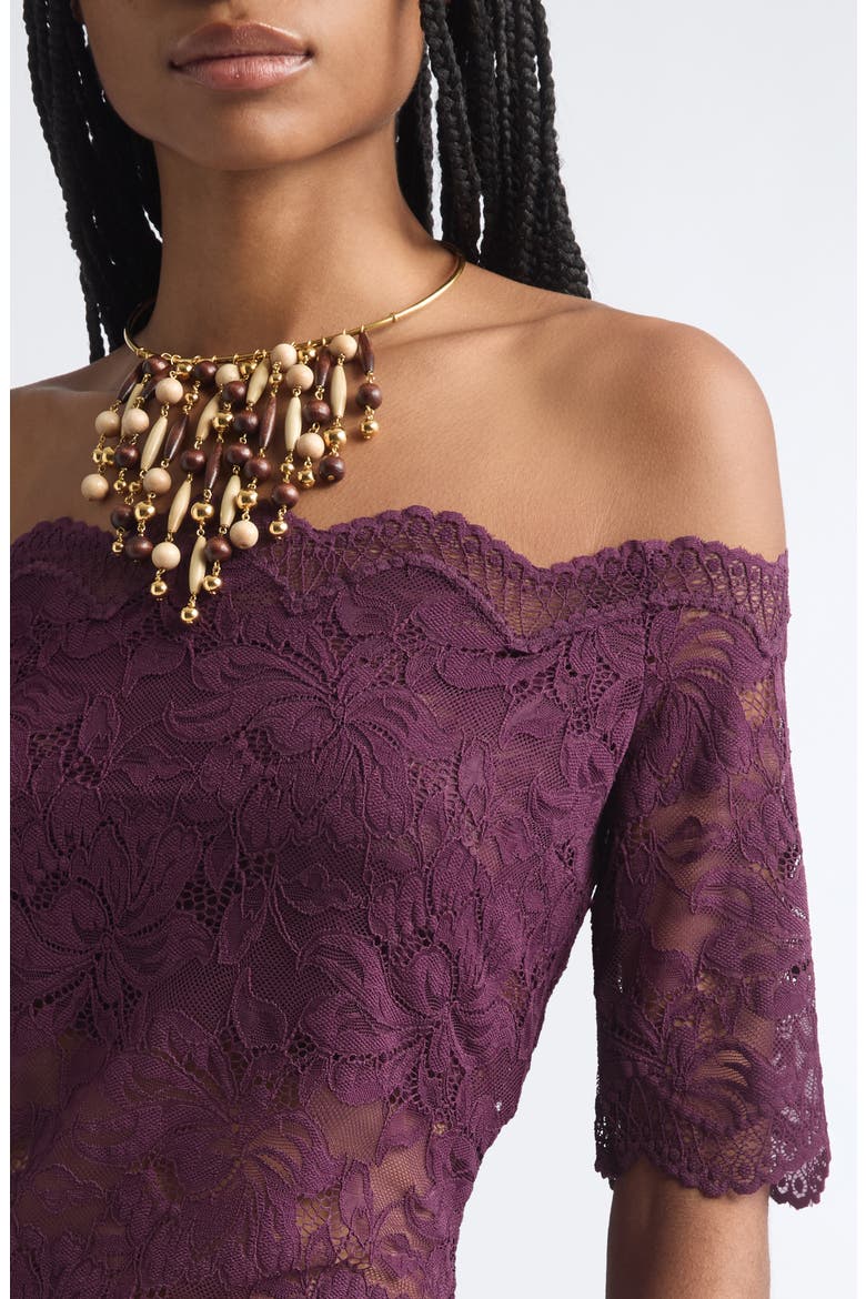 Layered Lace Top, Alternate, color, MAGENTA PURPLE