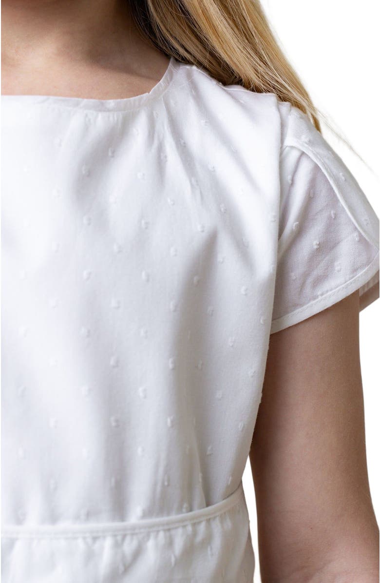 Hope & Henry Girls' Organic Tulip Sleeve Party Dress, Toddler, Alternate, color,