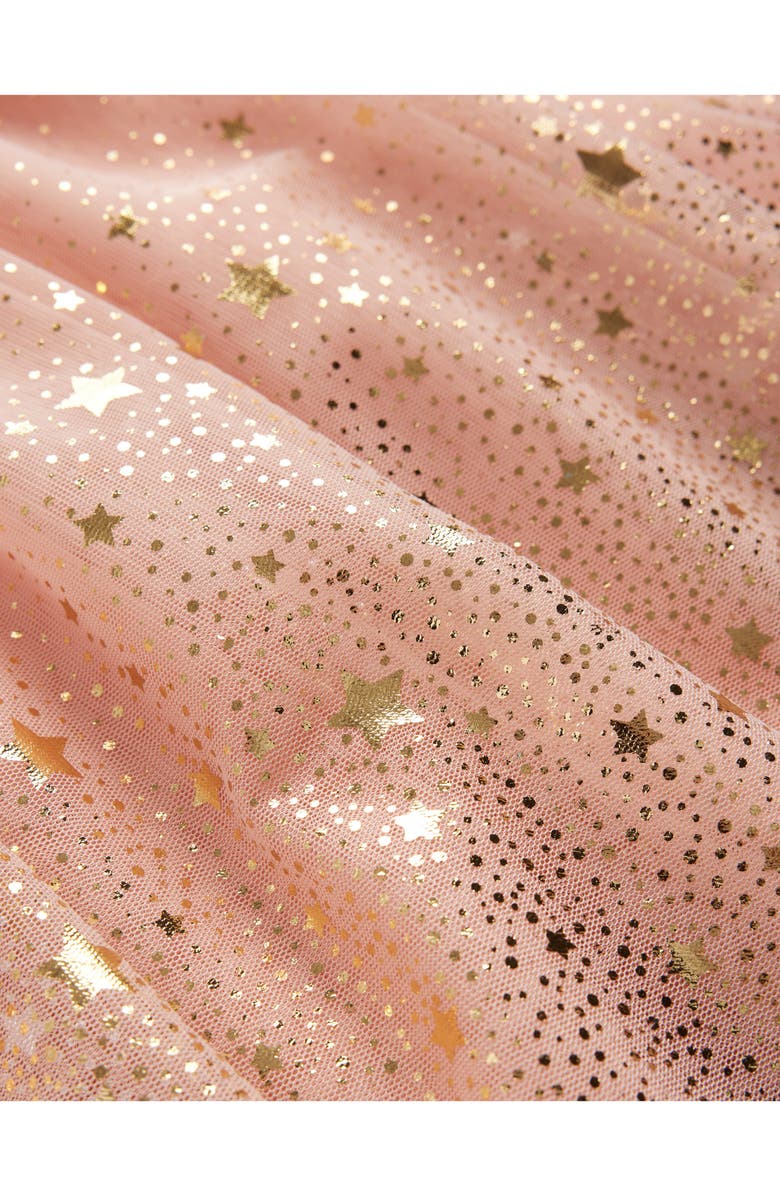 Mini Boden Kids' Foil Star Tulle Party Dress, Alternate, color,