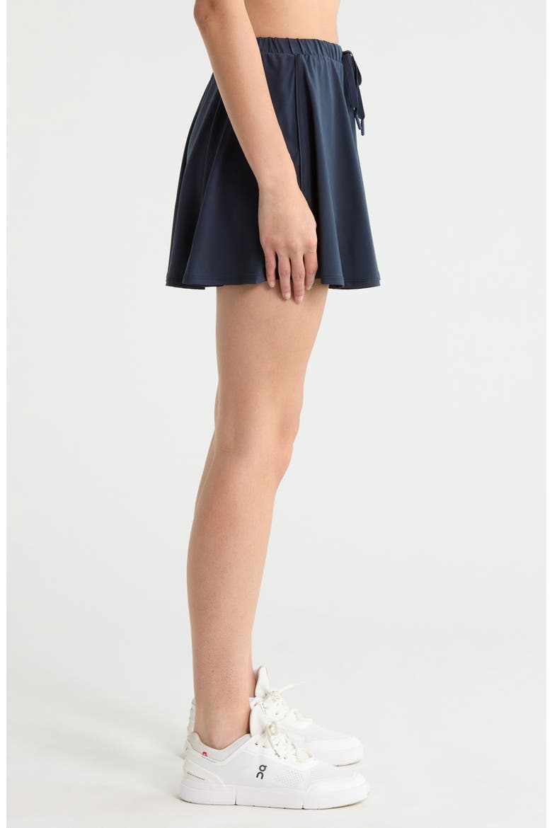 Sport Active Drawcord Miniskirt, Alternate, color, NOCTURNAL NAVY