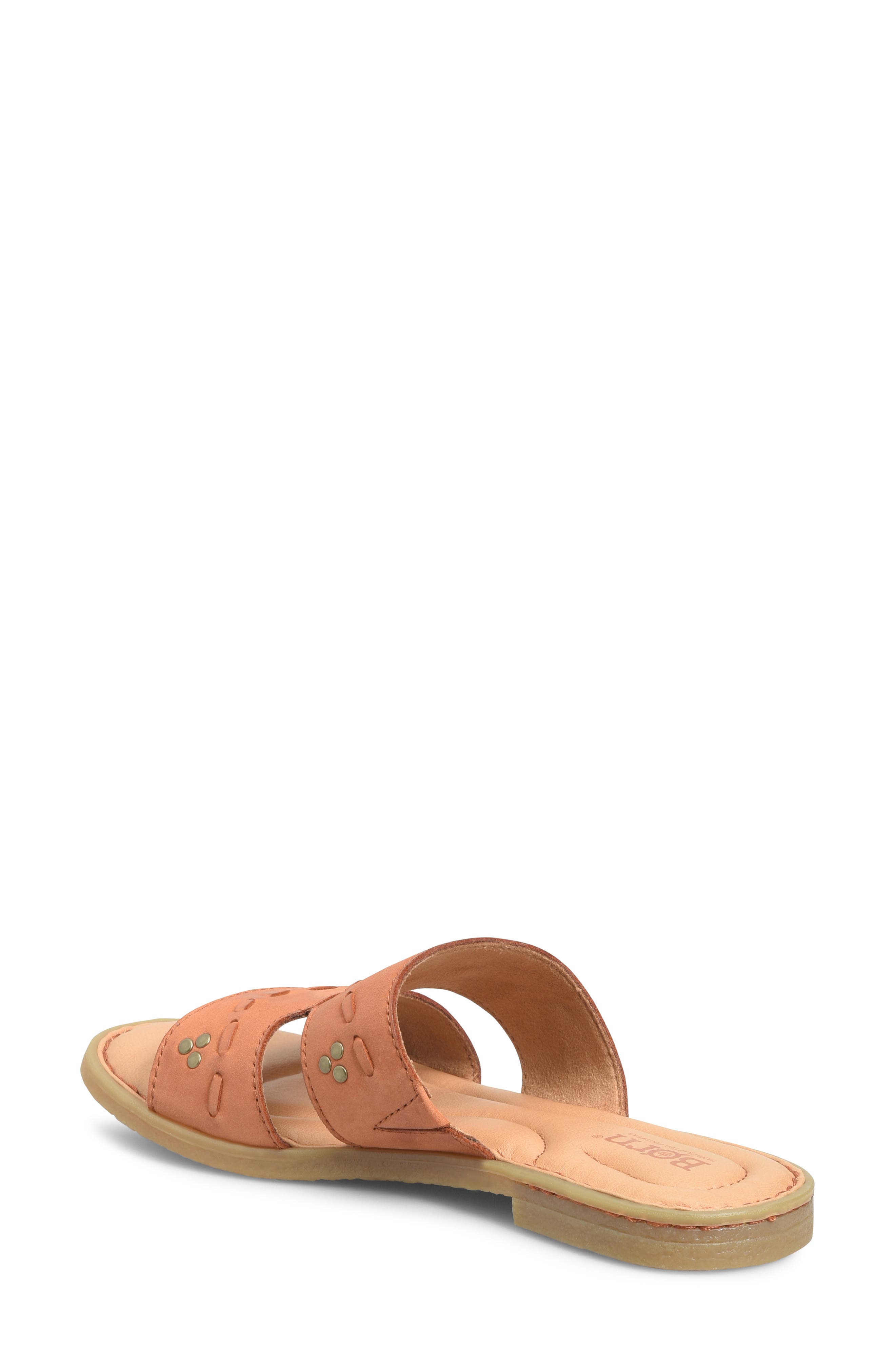 Børn Benita Slide Sandal, Alternate, color, Brown Nubuck
