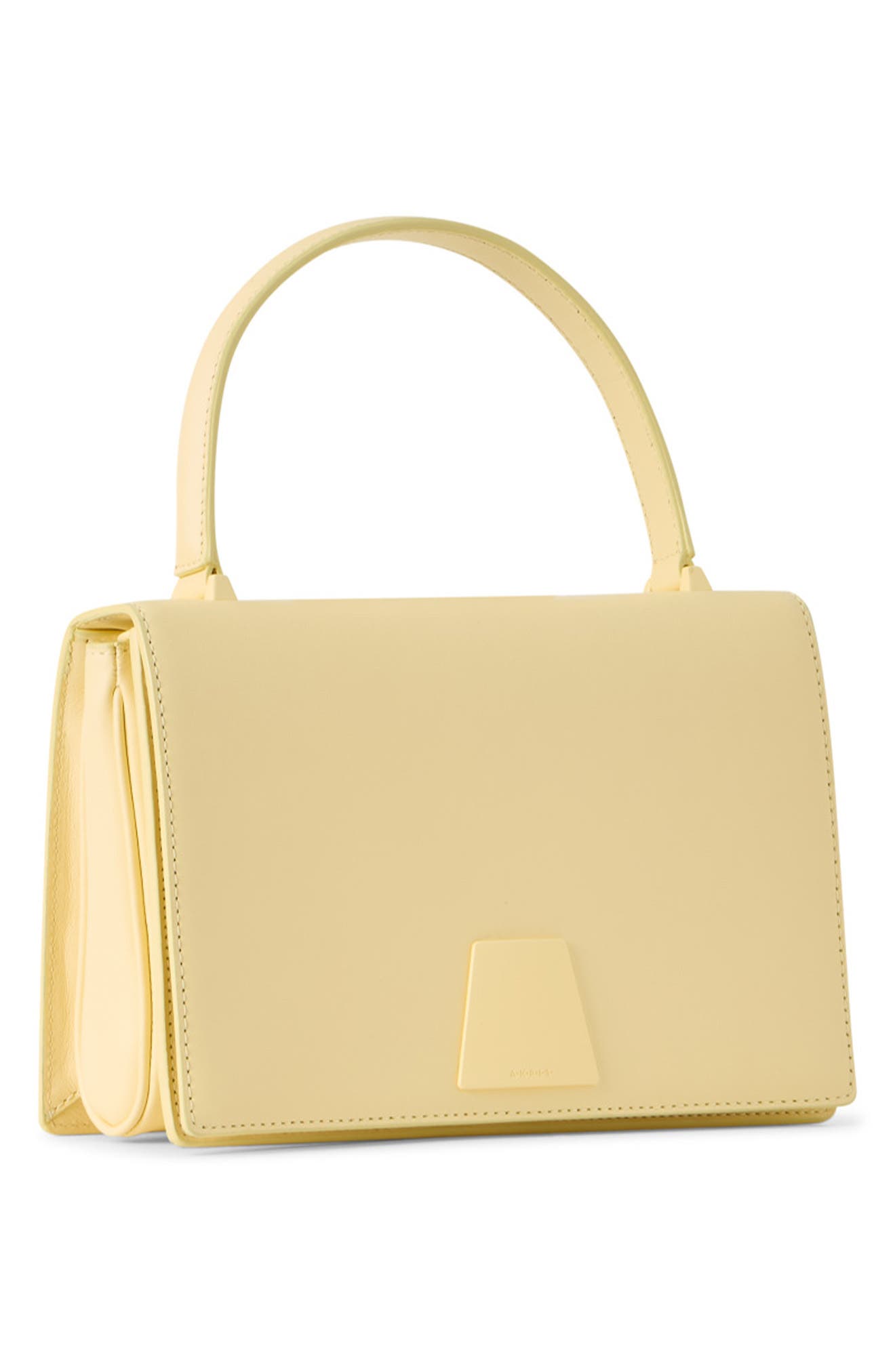 Akris Alice Leather Top Handle Bag, Alternate, color, Flash