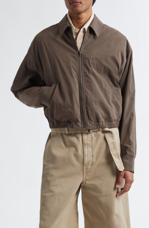 Zip Front Blouson Jacket