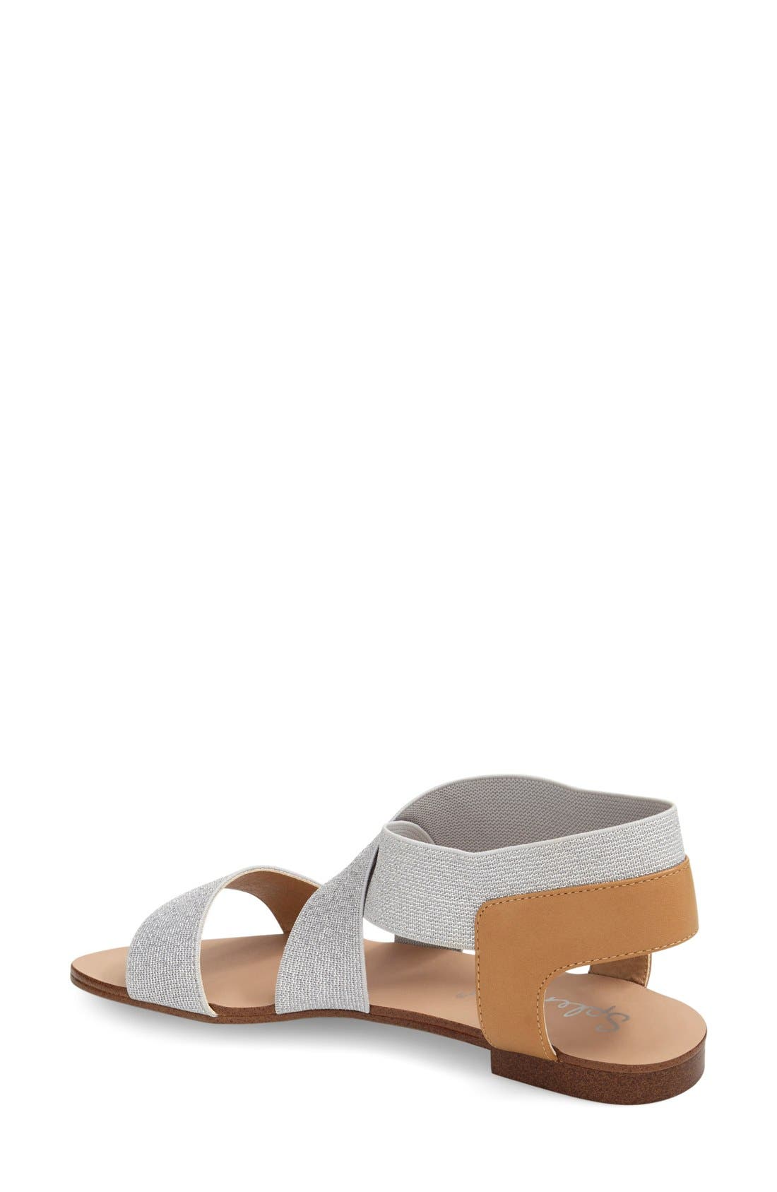 'Cassandra' Sandal, Alternate, color, SILVER