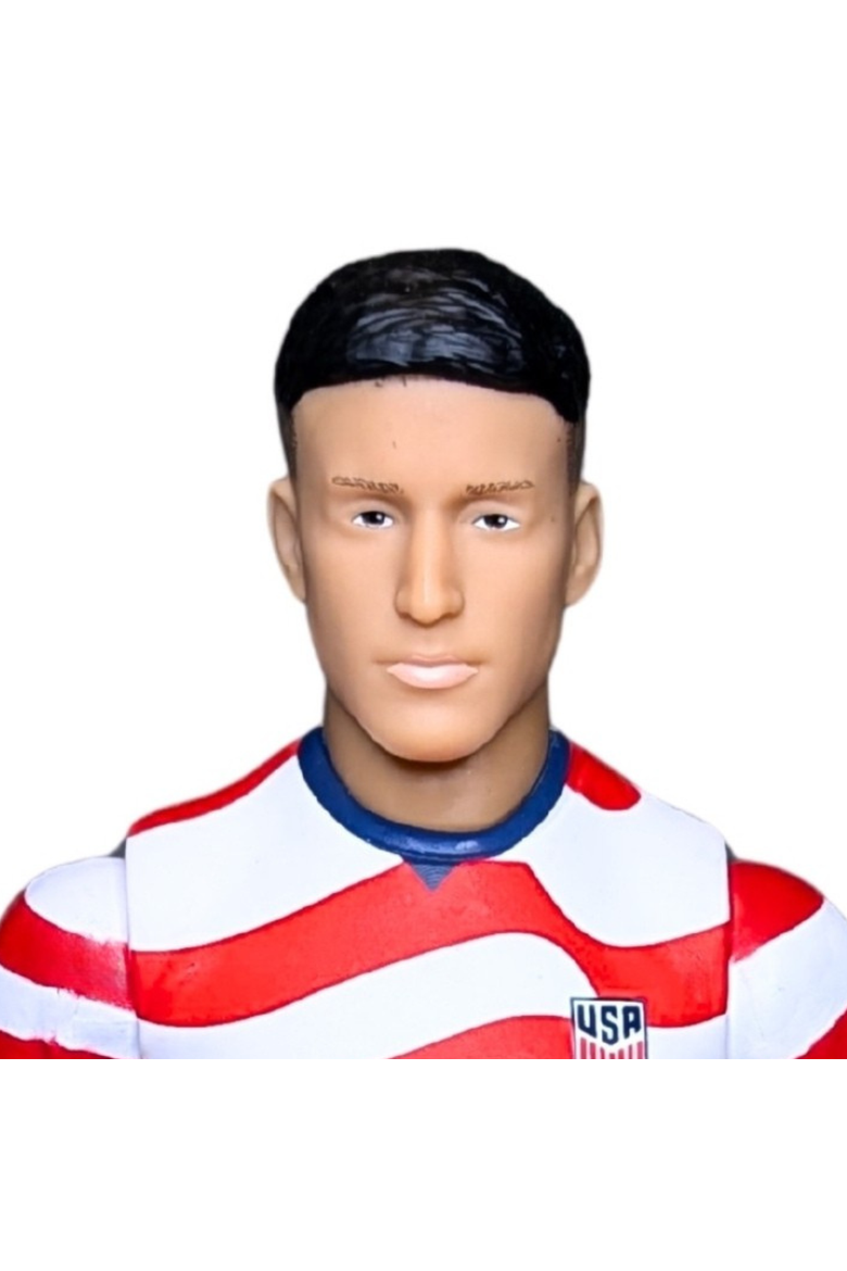 Sockers 2026 USMNT Alejandro Zendejas Home Jersey 8" Soccer Action Figure, Alternate, color, Red