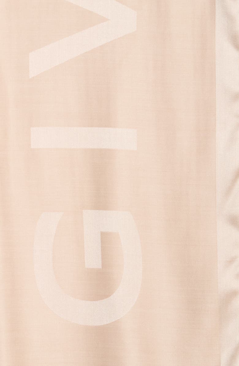 Givenchy 4G Oblong Scarf, Alternate, color, Beige