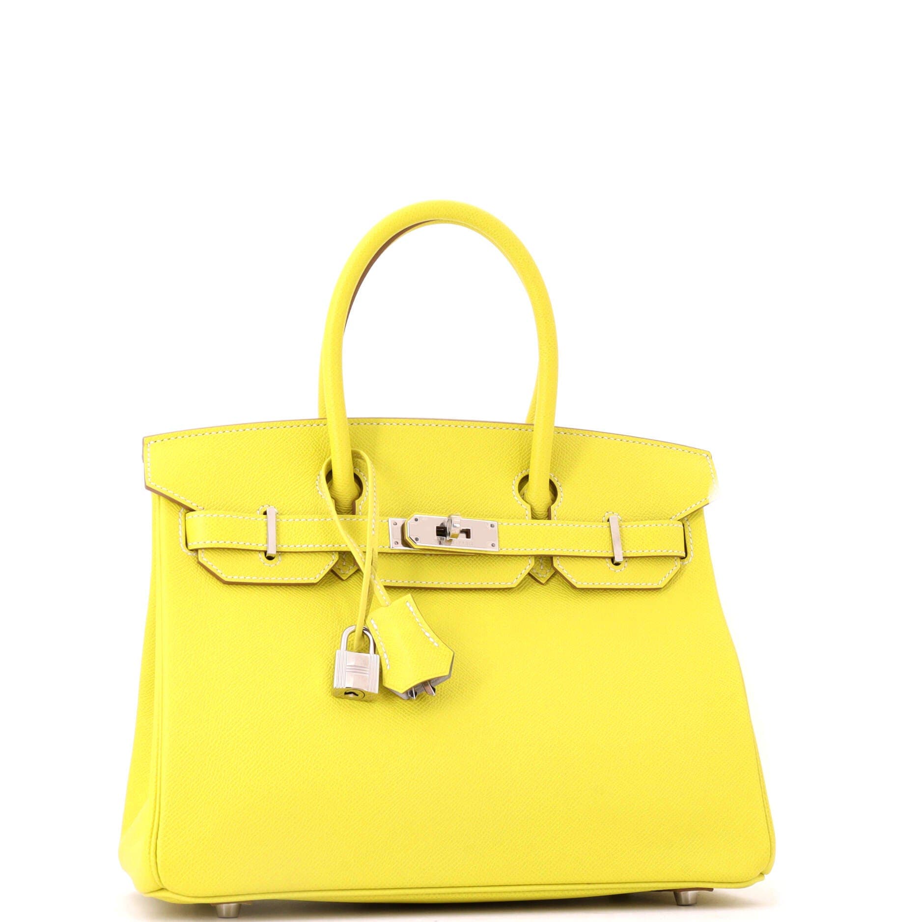 Candy Birkin Bag Epsom 30, Alternate, color, Yellow