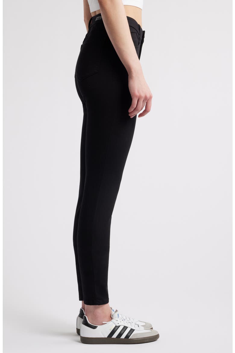 Better Butter High Waist Extralong Skinny Jeans, Alternate, color, BLACK