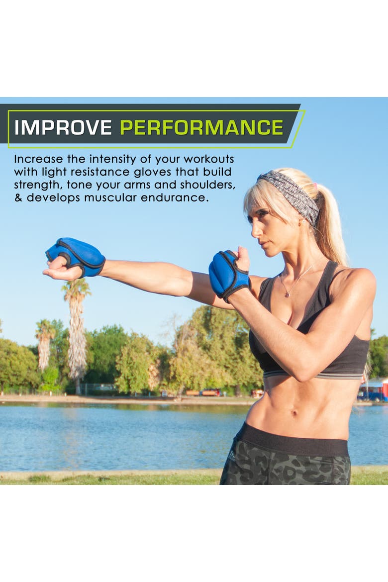 Weighted Sculpting Gloves, Alternate, color, Blue