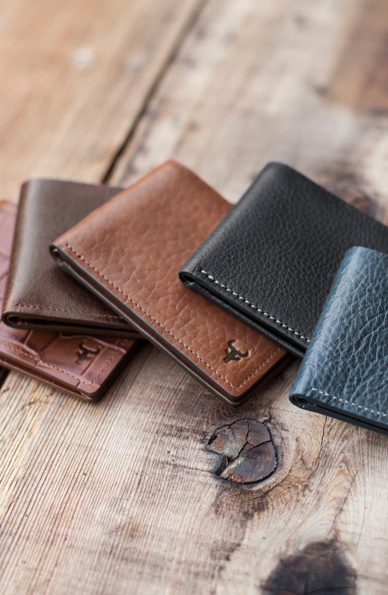 Trask 'Jackson' Super Slim Leather Wallet, Alternate, color,