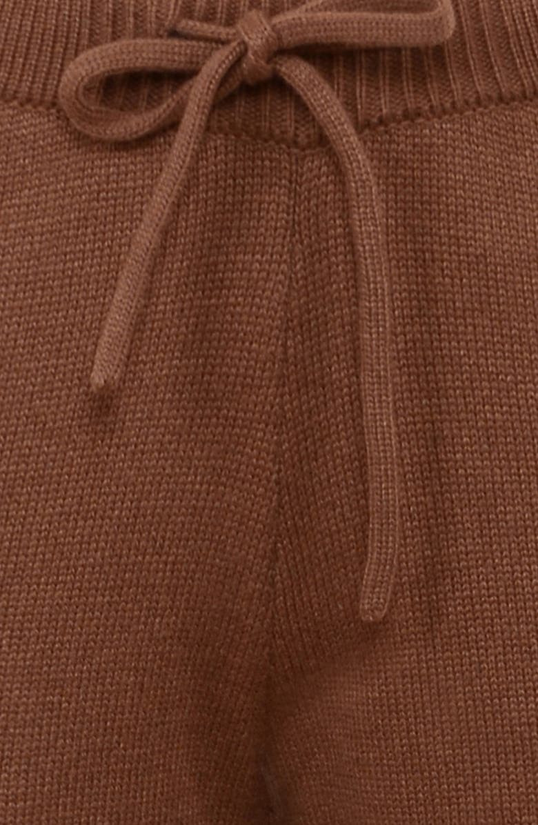 HOUSE OF CB Chelsea Knit Pants, Alternate, color, Chestnut