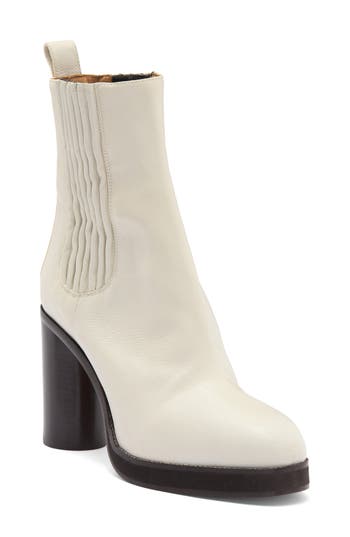 Isabel Marant Lilde Chelsea Boot In White