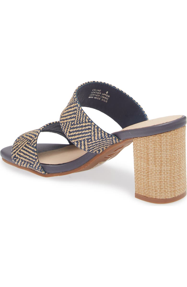 Chocolat Blu Celine Sandal, Alternate, color, Blue Combo Raffia