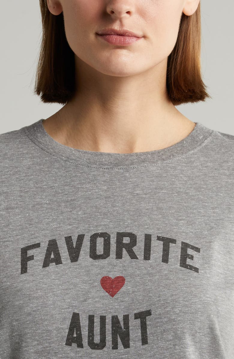 Favorite Daughter Favorite Aunt T-Shirt, Alternate, color, Heather Grey
