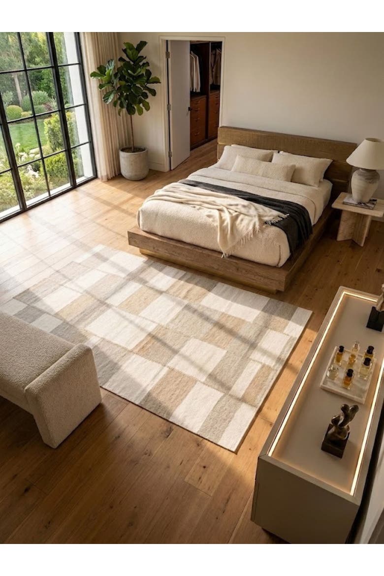 Sahara Wool Rug, Alternate, color, Beige