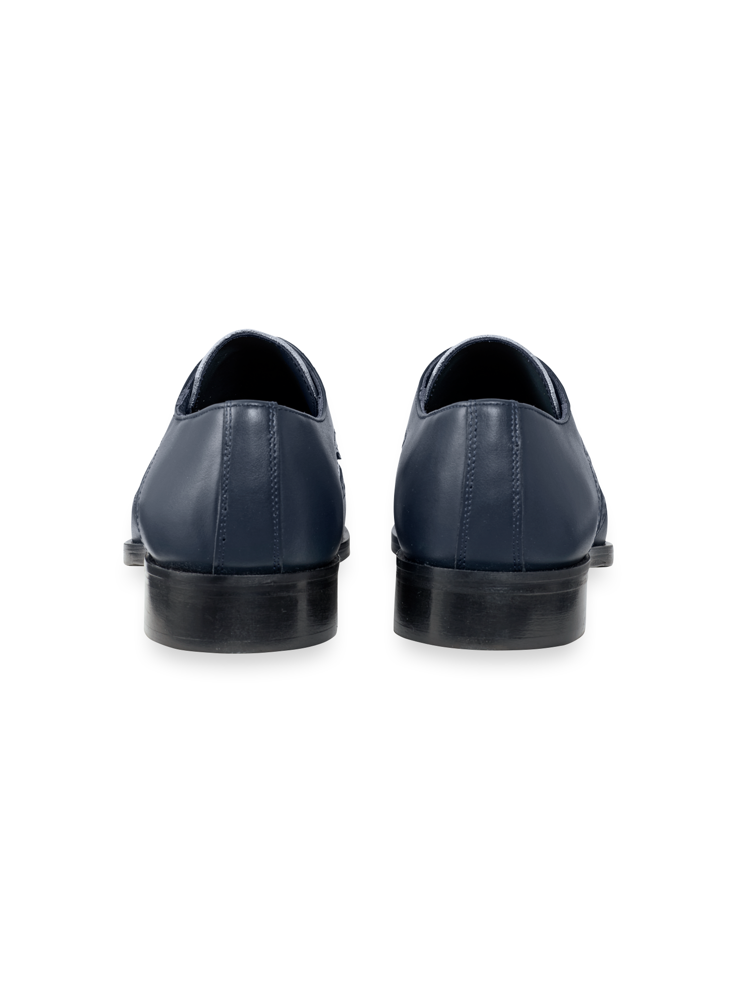 Paul Fredrick Leather Wing Tip Derby Shoes, Alternate, color, Navy/White