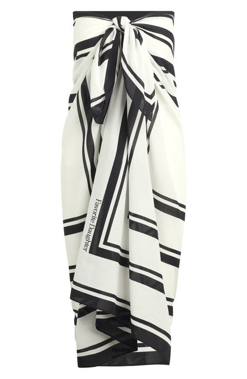 The Geo Print Pareo Cotton Scarf