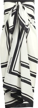 Favorite Daughter The Geo Print Pareo Cotton Scarf