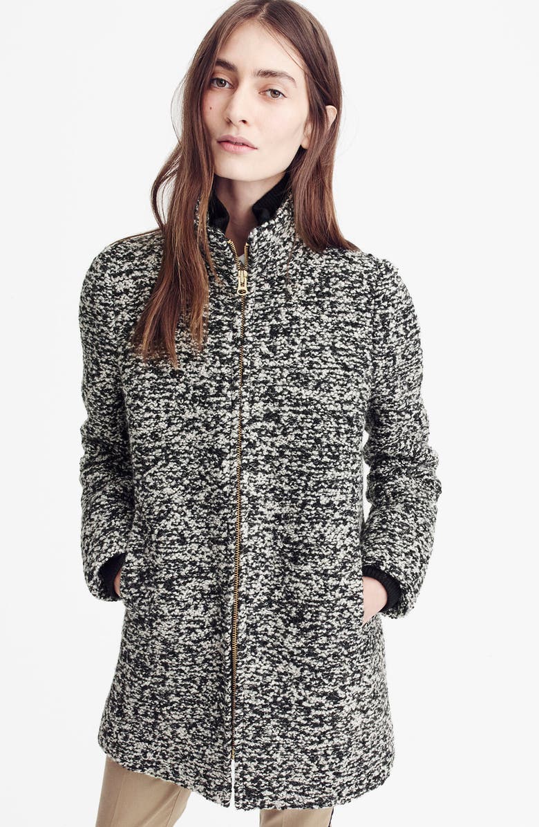 J.Crew Yulia Wool Blend Coat, Alternate, color, 