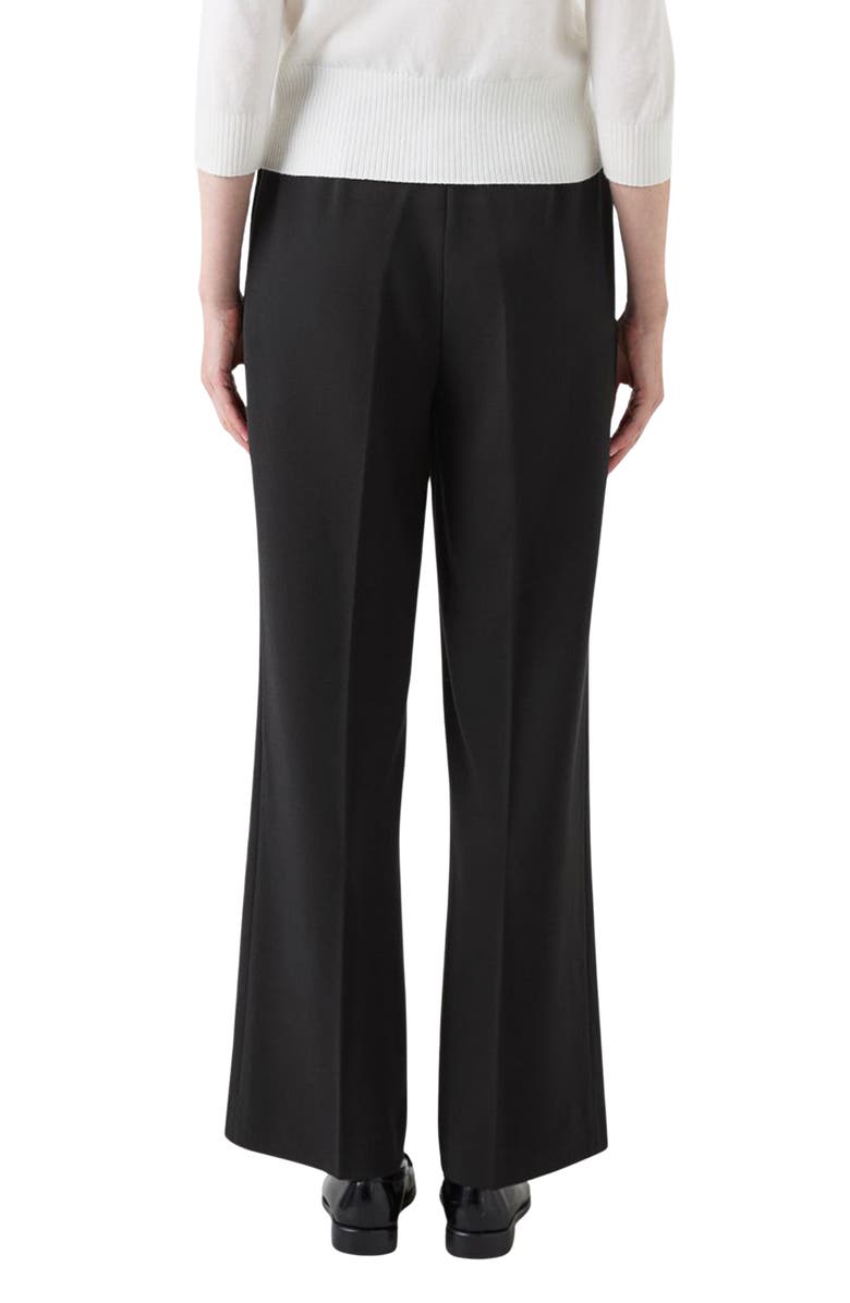 LK Bennett Claire Wide Leg Trousers, Alternate, color, Black