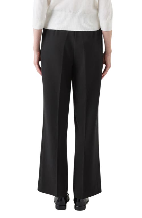 Lk Bennett Claire Wide Leg Trousers In Black