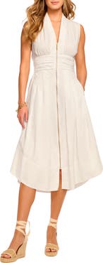 Ramy Brook Meg Cotton Blend Sleeveless Dress