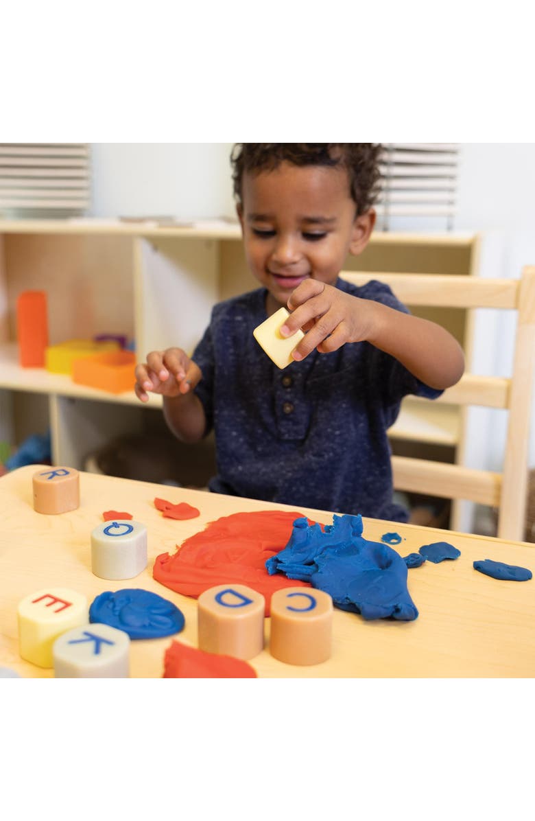 Yellow Door Uppercase Alphabet Stamping Stones - 26 pieces, Alternate, color, Multicolored