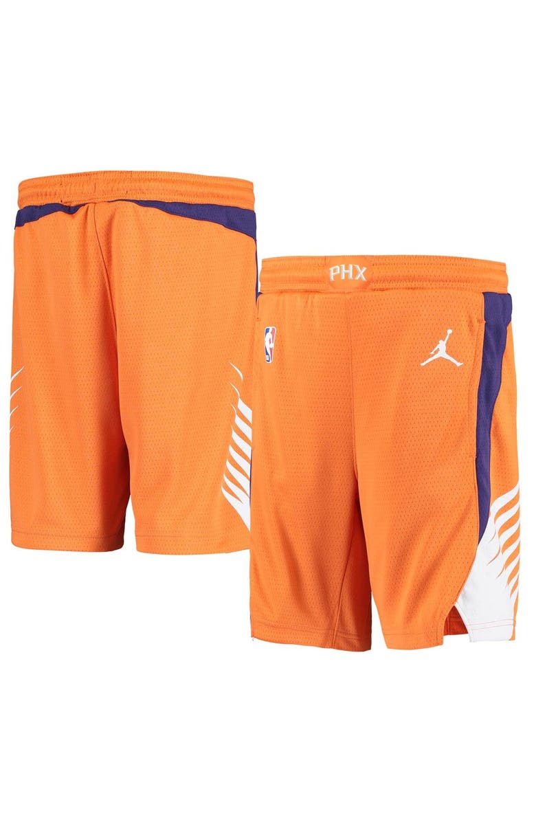 Jordan Brand Youth Jordan Brand Orange Phoenix Suns 2019/20 Swingman Performance Shorts - Statement Edition, Main, color, Orange