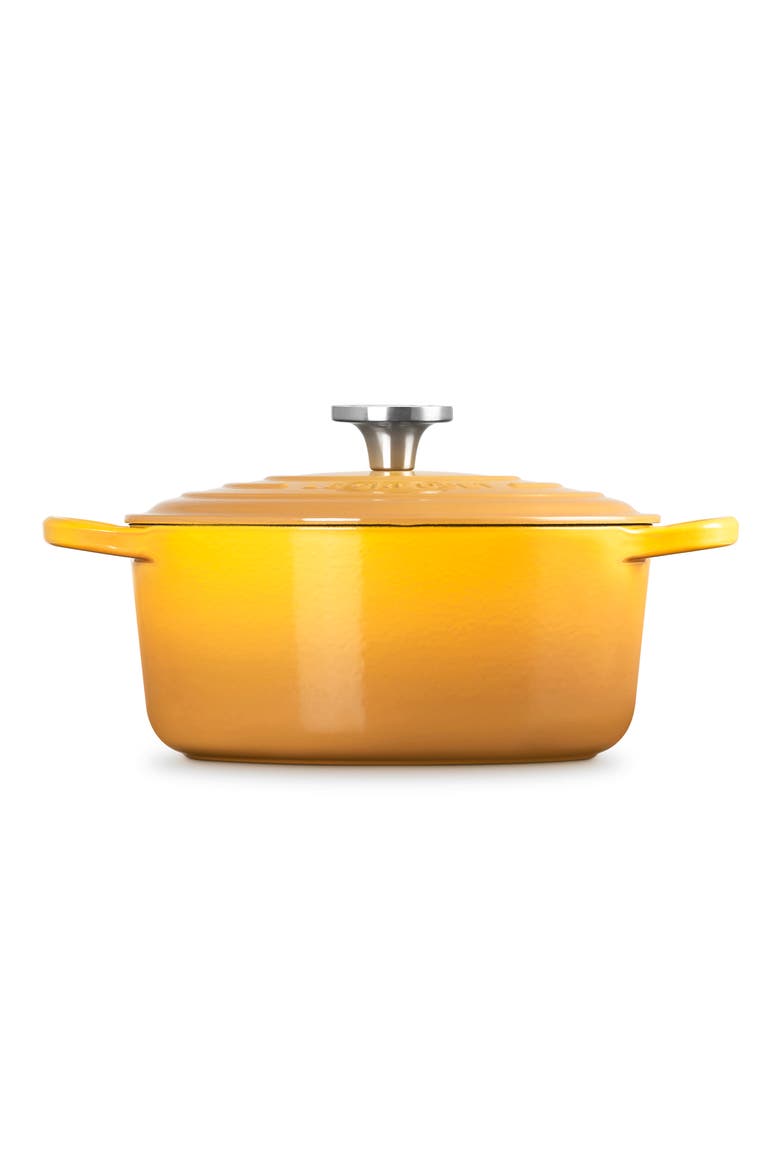 Enameled Cast Iron Dutch Oven, Alternate, color, NECTAR