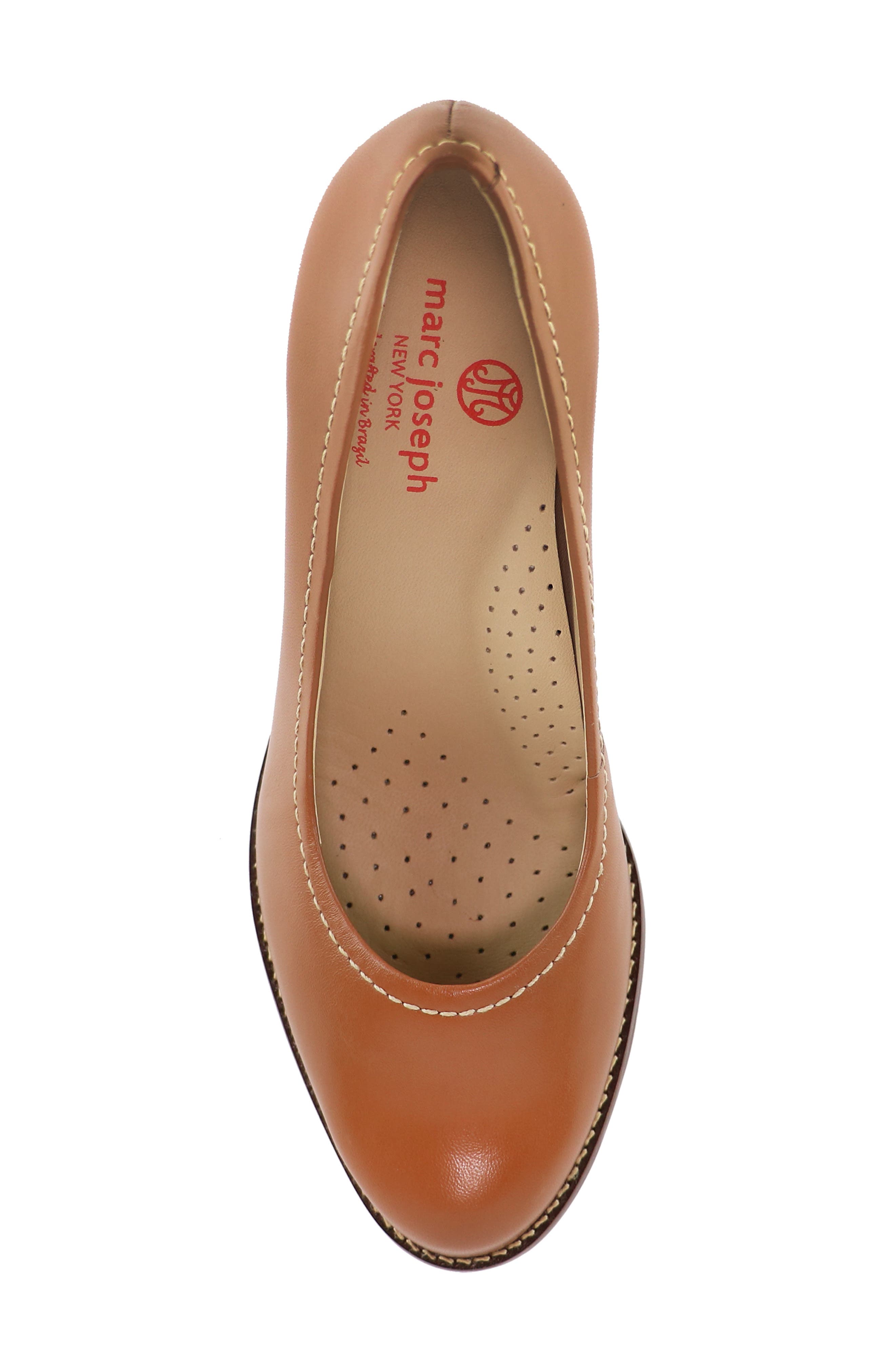 Marc Joseph New York NYC Pump, Alternate, color, Cognac Napa