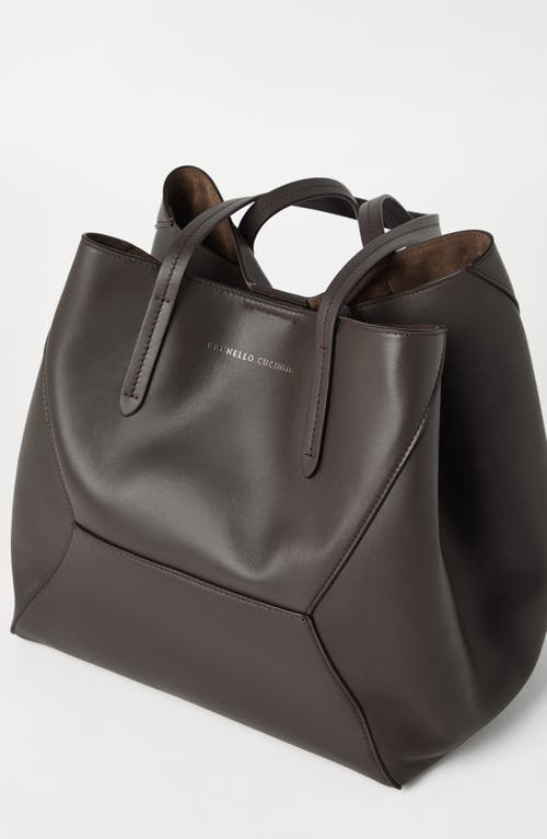 BRUNELLO CUCINELLI BRUNELLO CUCINELLI CALFSKIN BC DUO BAG 